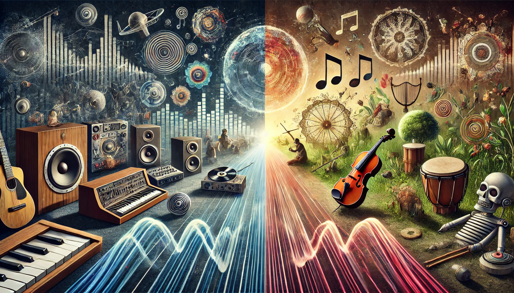 Frequencies in Modern vs. Traditional Music