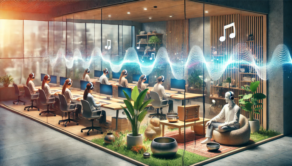 integration of sound into the work environment